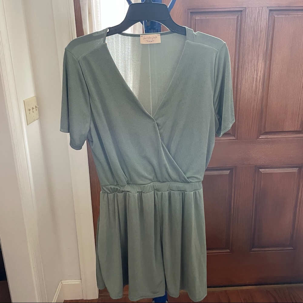 Super Cute Mint Green Romper